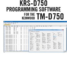 KRS-D750 Programming Software Only for the<br> Kenwood TM-D750*